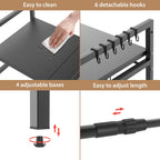 Expandable Microwave Stand – Countertop Rack