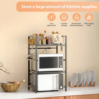 Expandable Microwave Stand – Countertop Rack