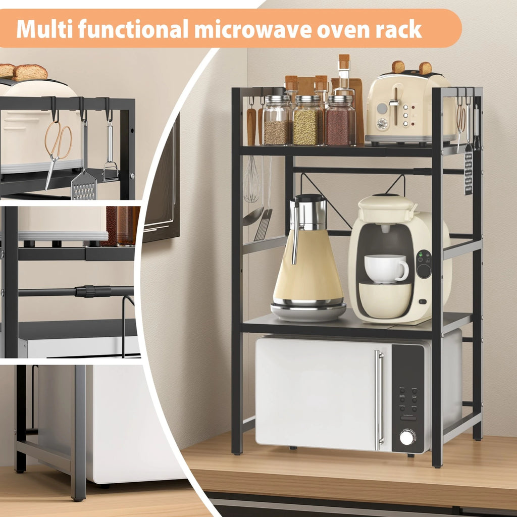 Expandable Microwave Stand – Countertop Rack