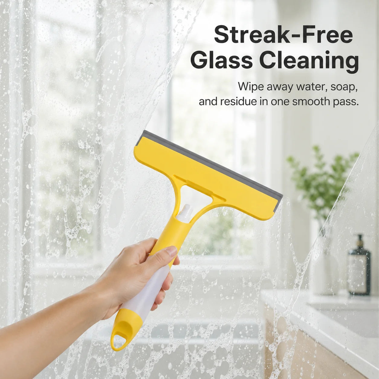3-in-1 Spray Window Cleaning Squeegee