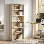 Six Shelf Bookcase - Oak