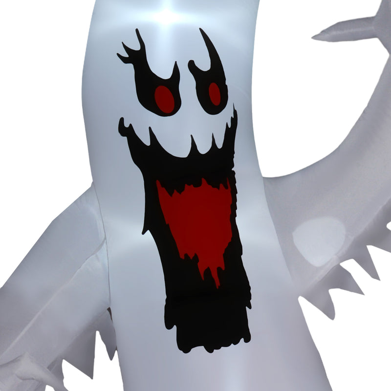 11.8ft Inflatable Ghost with LED & Flame Light – image 8 of 9