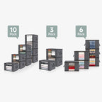 Large Capacity Clothing Storage Bags with Transparent Window