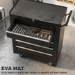 5-Drawer Lockable Rolling Tool Chest with Handle & 2 Keys – Black – image 5 of 9