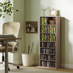 360 CD Storage Unit - Natural Wood Finish