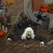 183cm Animated Crawling Zombie with Glowing Eyes – image 3 of 9