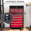 14-Drawer Two-Part Rolling Tool Chest – Red – image 6 of 9