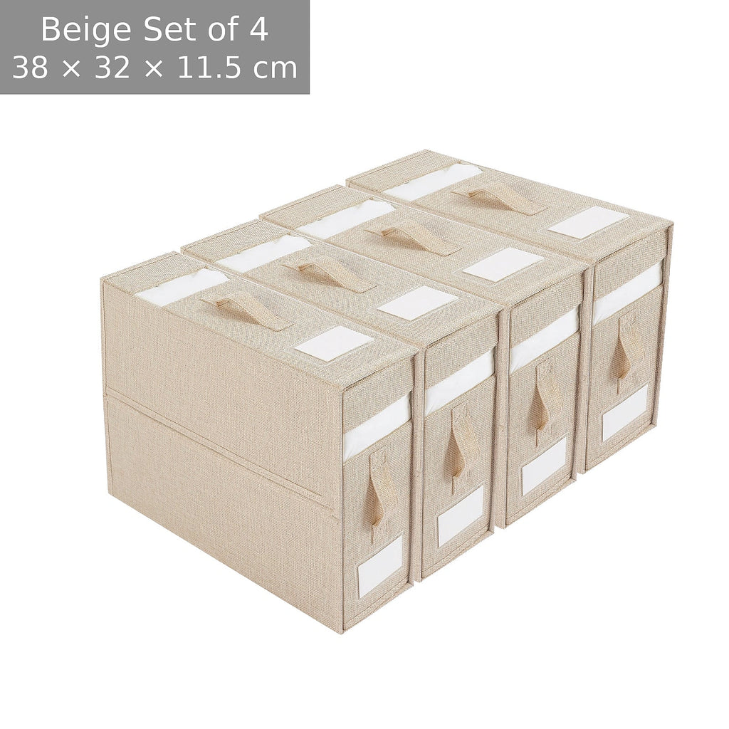 Fabric Bedding Storage Box for Closet