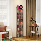 260 Narrow CD Storage Unit - Natural Wood Finish