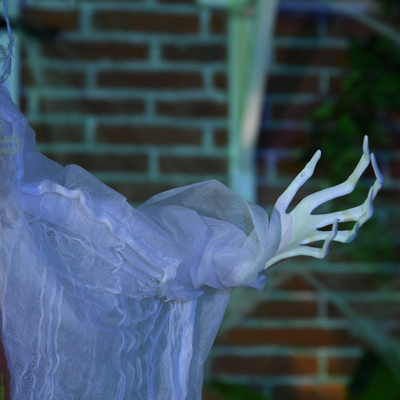 183cm Hanging Witch with Pumpkin, Glowing Eyes & Sound – image 9 of 9
