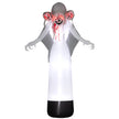 8.9ft Inflatable Three-Headed Ghost with 9 LED Lights – image 1 of 9