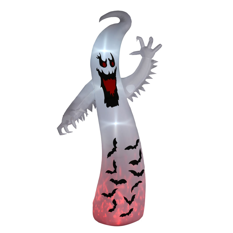 11.8ft Inflatable Ghost with LED & Flame Light – image 1 of 9