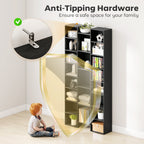 21-Compartment Bookshelf - Black
