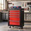 5-Drawer Lockable Rolling Tool Chest – Red – image 8 of 9