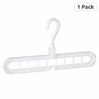 9-Hole Space-Saving Clothes Hanger Organizer