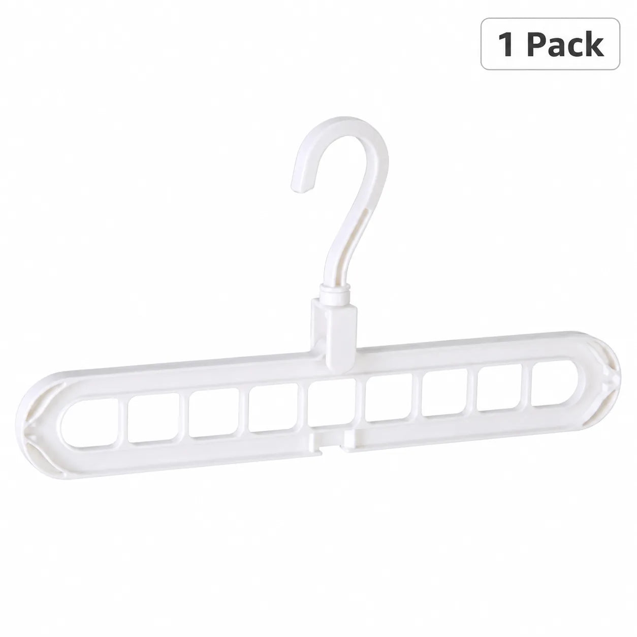 Foldable 9-Hole Space-Saving Clothes Hanger