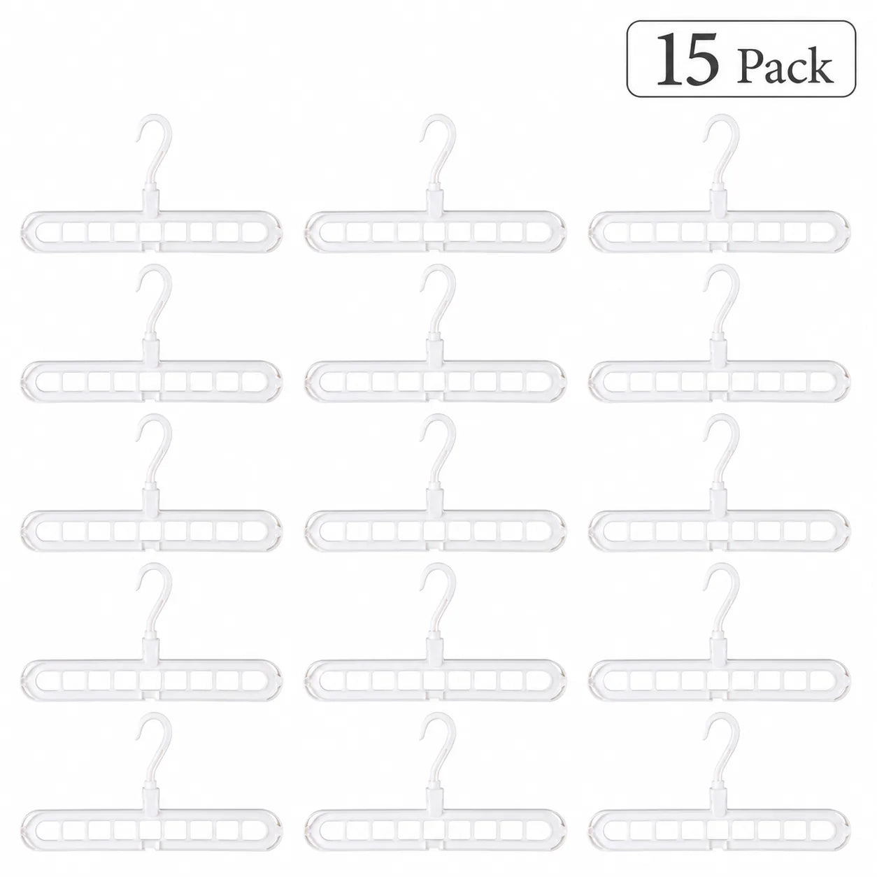 9-Hole Space-Saving Clothes Hanger Organizer
