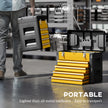 4-Drawer Portable Tool Box with Top Tray & Parts Boxes – Yellow – image 7 of 9